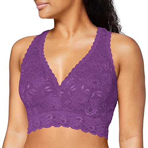 Cosabella Damski biustonosz Say Never Curvy Racerback typu bralette Plunge-BH, Cyklamy, L
