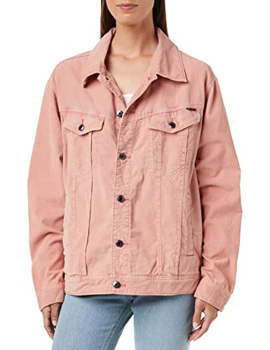 G-STAR RAW Damska kurtka oversized Western Wmn EV, różowa (Rainbow Light Dusty Rose gd D22579-C436-G041), XXS, różowy (Rainbow Light Dusty Rose Gd D22579-c436-g041)
