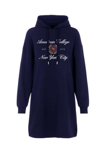 AMERICAN COLLEGE USA Damskie spodnie dresowe do biegania, niebieski morski, 42