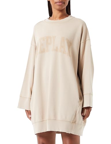 Replay Damska bluza oversize, 803 Light Taupe, M