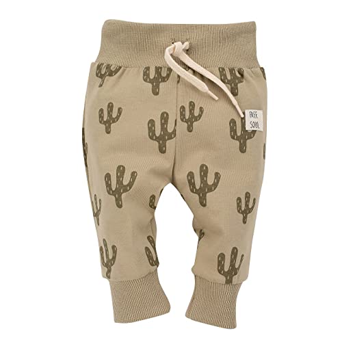Pinokio Legginsy Free Soul, 95% bawełna 5% elastan, zielony kaktus, chłopcy 62-104 (62,), Green Cactus, 62