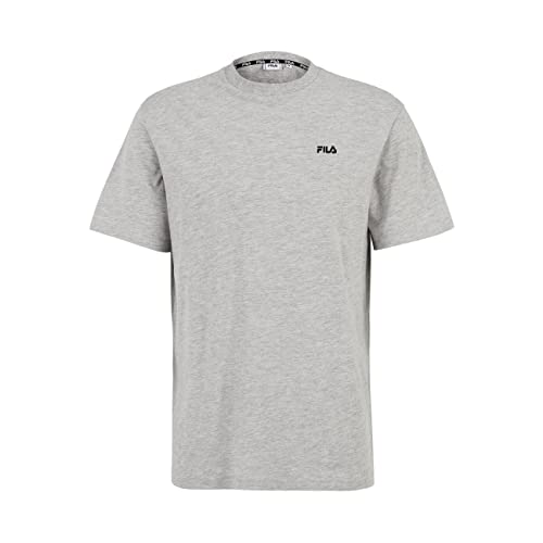 FILA Męski t-shirt BERLOZ Light Grey Melange, XS, jasnoszary melanżowy, XS