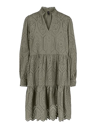 YAS Damska sukienka Yasholi Ls Dress S. Noos, wetiver, XS