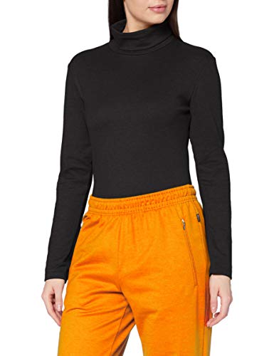 Trigema Rollkragen-Shirt, Damski sweter z wysokim kołnierzem, Czarny(schwarz), XS