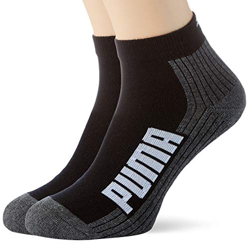 PUMA Unisex Quarter (2 sztuki), czarno-biały, 46 EU