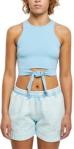 Urban Classics Damski top z węzłem, Balticblue, 3XL