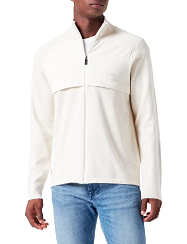BOSS Męska kurtka z dzianiny Zaimon, Open White131, 3XL