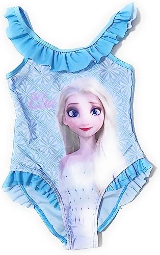 Disney Kostium kąpielowy dla dziewczynek Niebieski, 6 lat, Niebieski, 6 lat