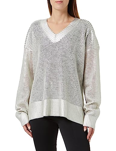 BOSS Damski sweter C_fredda Knitted_Sweater, Open White118, L