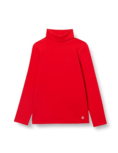 United Colors of Benetton Koszulka dziewczęca M/L 3p4zc201e tunika nuring, czerwona 015, 170 cm