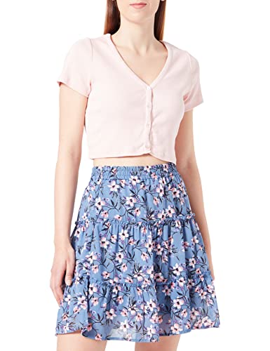 ONLY Damska spódnica Onlstar Life Fia Skirt PTM, Infinity/Aop:star Butterfly Floral, L