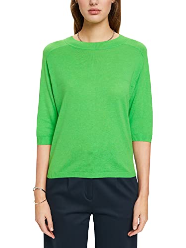 ESPRIT Damski sweter 023EE1I303, 310/GREEN, L, 310/Green, L