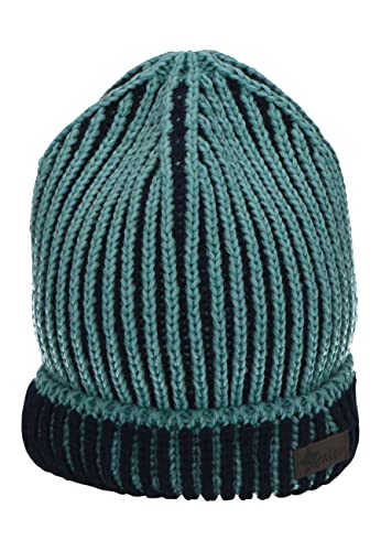 Sterntaler Dziewczęca czapka z dzianiny wzór prążkowany czapka, granatowa, 55