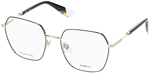Furla VFU640 okulary, SH.Rose Gold W/Czarne części, 54 damskie, Sh.rose Gold W/Black Części, 54
