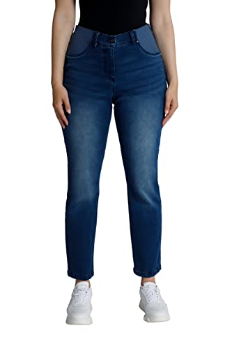 Ulla Popken Hose Jeansy damskie, Niebieskie dżinsy, 60 duże rozmiary