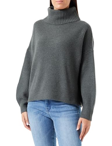 s.Oliver damski sweter z długim rękawem, zielony 46, zielony, 46