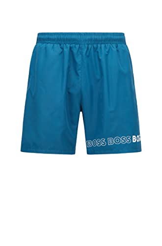 BOSS Męskie szorty kąpielowe Dolphin Swim, rozmiar S (DE), Medium Blue428, S