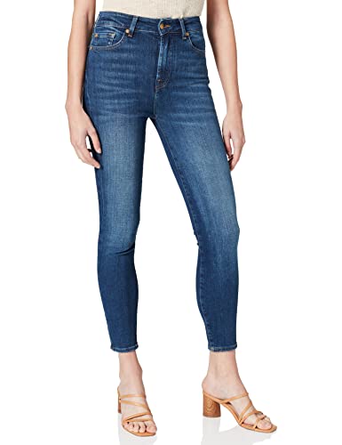 7 For All Mankind Dżinsy damskie, Ciemnoniebieski, 30W