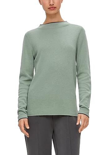 s.Oliver damski sweter z długim rękawem, zielony 38, zielony, 38