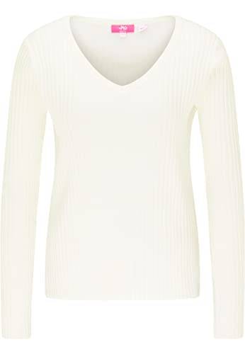 swirlie Damski sweter z dzianiny 77133824, wełniany biały, M/L, biały (wollweiss), M-L