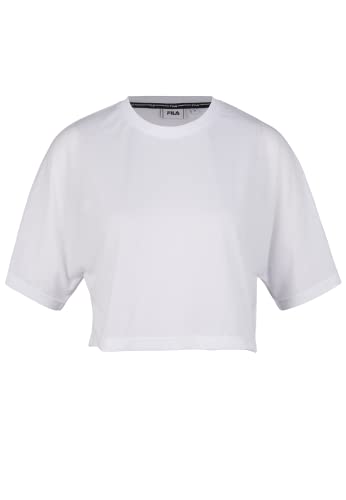 Fila Damska koszulka z cięciem Recanati, Lucent biały, S