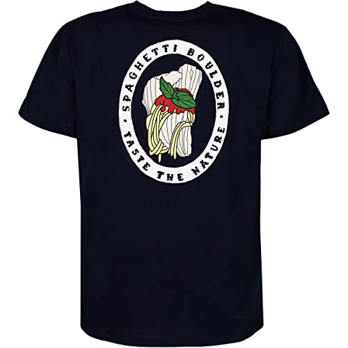 Rock Experience REMT02062 Spaghetti Lover P.2 SS T-Shirt Męskie Blue Nights XXL, Niebieskie noce, XXL