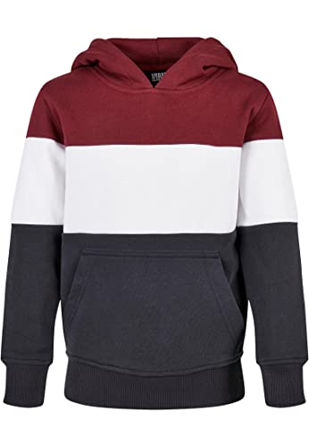 Urban Classics Chłopięca bluza, Port/White/Navy, 122/128 cm