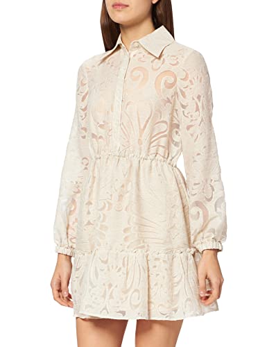 Sisley Sukienka damska, Floral Off White 901, 38