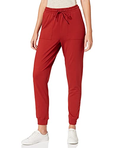 VERO MODA Spodnie damskie VMLENKA HW Sweatpant JRS spodnie do biegania, Chili Oil, S