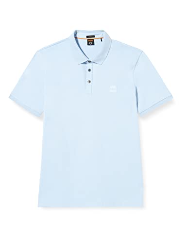 BOSS Męska koszulka polo pasażerska, Open Blue487, 3XL