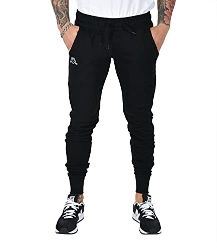 Kappa Damskie spodnie sportowe Theek Slim Logo, czarne, XS