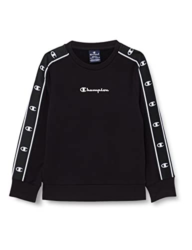 Champion Bluza dziecięca Legacy American Tape-Powerblend Crewneck, czarny, 7-8 Lat