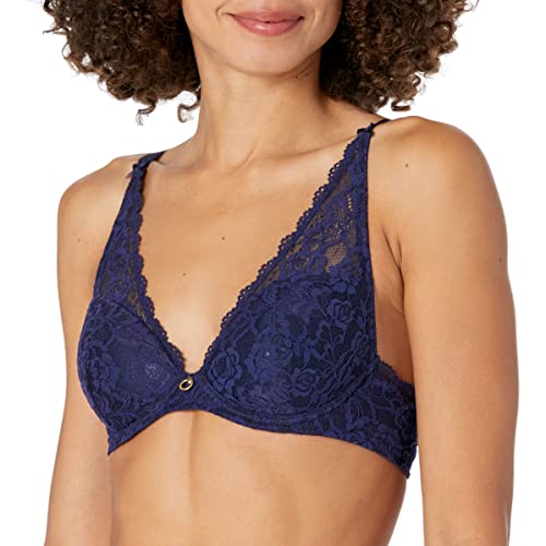 Aubade Rosessence, biustonosz push-up dla kobiet, seksowna bielizna, kolor nocny, HK81-6, Nocny, 70C