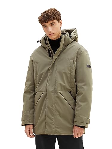 TOM TAILOR Denim Męska kurtka 1037394, 10415-Dusty Olive Green, XL, 10415 - Dusty Olive Green, XL