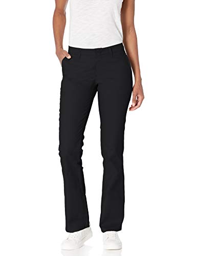 Dickies Damskie spodnie typu twill slim fit, krój typu bootcut, khaki, czarny, 16