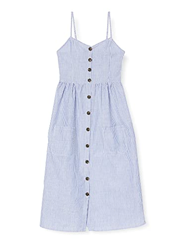 BlendShe Damska sukienka Bsblanka R Dr, Biały (Striped 29101), XS