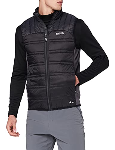 Regatta Męska kurtka typu halton body ocieplacz V, Czarny/popiół, XXL