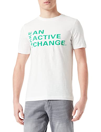 camel active Męski T-shirt, Broken White, XXL