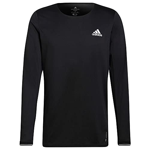 adidas Męska koszulka z długim rękawem Fast Ls, czarny, L