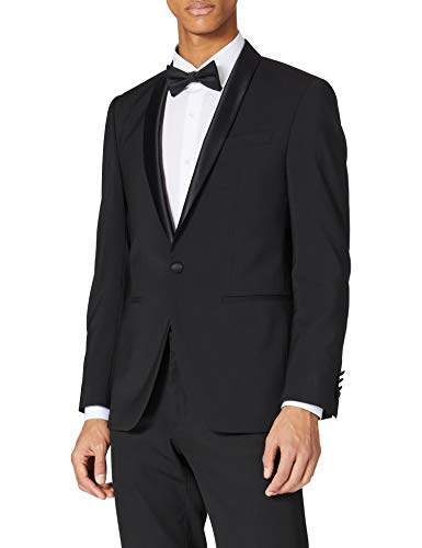 Pierre Cardin Marynarka męska, Czarny, 56/Krótki