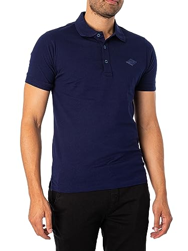 Replay Męska koszulka polo, Navy Blue 880, XXL
