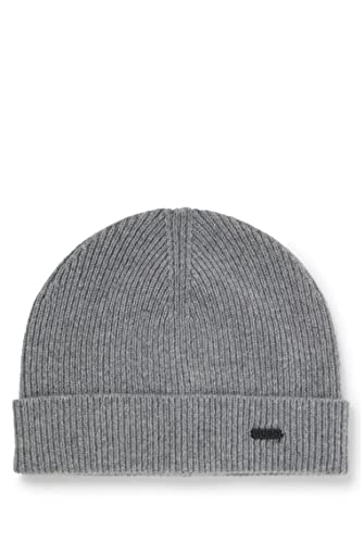 HUGO Czapka męska, Open Grey69, jeden rozmiar