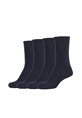 Camano Damskie skarpety Online Basic Silky Feeling 4 pary, granatowe, jeden rozmiar