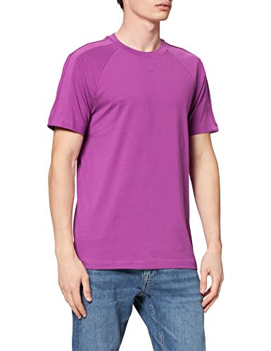 BOSS Koszulka męska z taśmą, Bright Purple523, XL