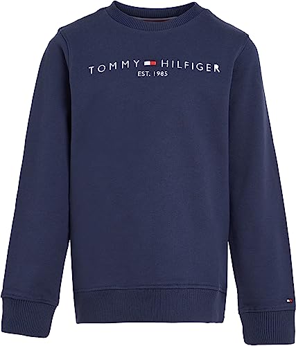 Tommy Hilfiger Bluza dziecięca unisex Essential, Ciemna granatowa, 16 lat