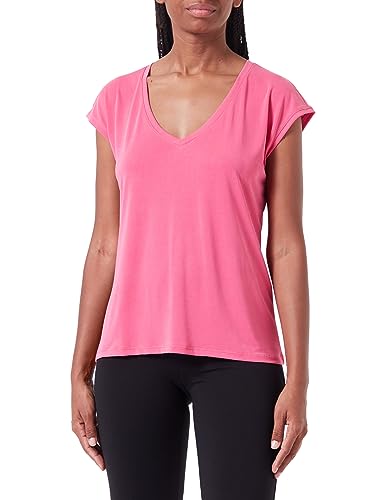 VERO MODA Vmfilli Ss V-Neck Tee Ga Noos T-shirt damski, fuksja, purpurowy, L