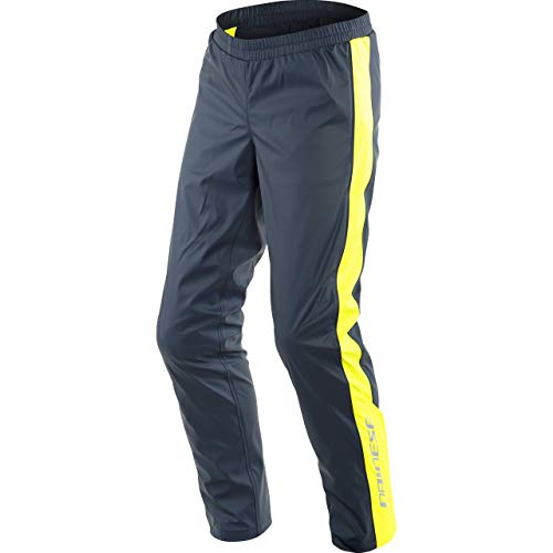 Spodnie przeciwdeszczowe Dainese mieszane, Czarno-irysowy/Fluo Żółty, M