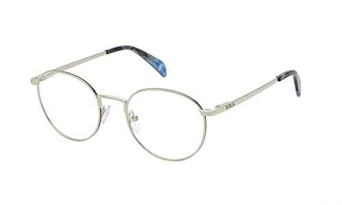 TOUS Okulary damskie, Shiny Light Gold W/Coloured Parts, 51