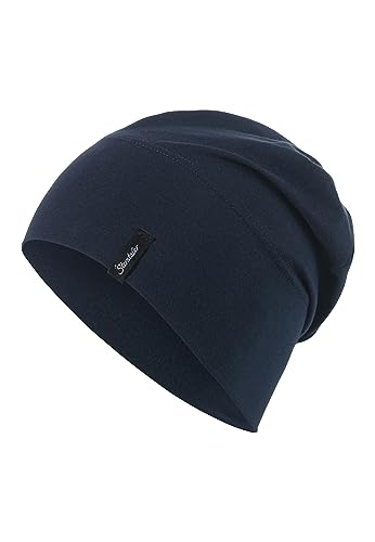 Sterntaler Czapka Beanie Longo Niemowlęta, Niebieski (Marine 300), Talla Única (talla del fabricante: 55)