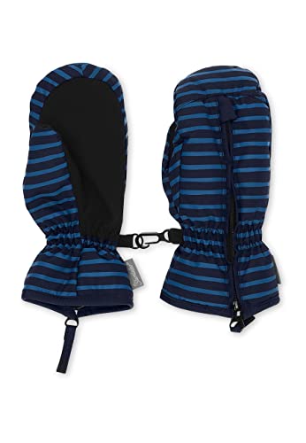 Sterntaler Niemowlęta chłopcy rękawiczki w paski, granatowe, 1
